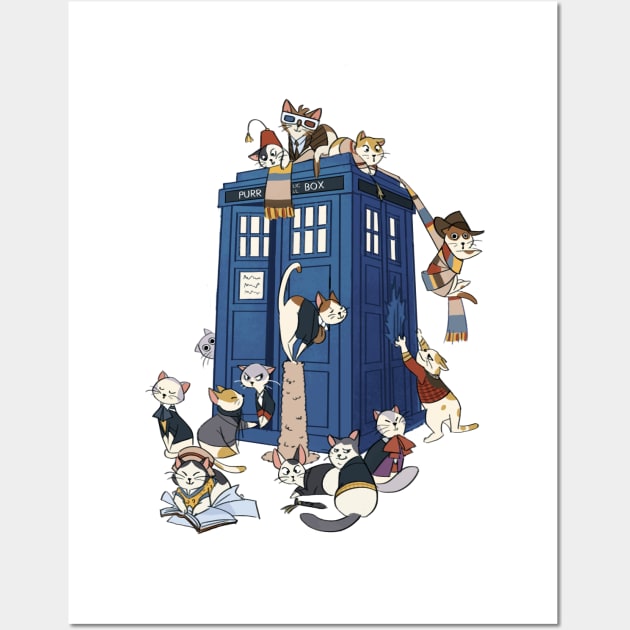 Doctor Cat Wall Art by annmarcellino